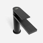 Torneira Monocomando Baixa Para Banheiro Inox (bell Preta Fos