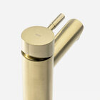 Torneira Monocomando Baixa Para Banheiro Inox (lis Dourada)