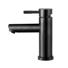 Torneira Monocomando Baixa Para Banheiro Inox (lis Preta)