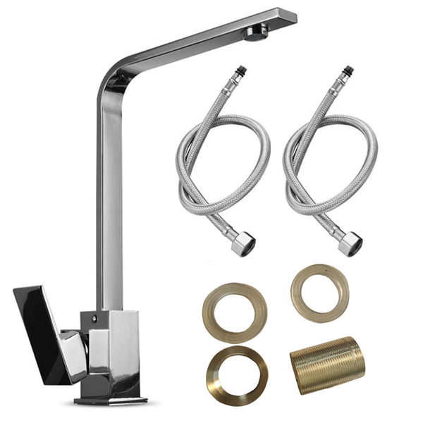 Torneira Monocomando Bancada Luxo Mesa 360º Pia Articulada Mi