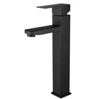 Torneira Monocomando Banheiro Alta Black F2016b Quadrada