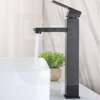 Torneira Monocomando Banheiro Alta Black F2016b Quadrada