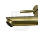 Torneira Monocomando Banheiro Alta Dourada F2002g Redonda