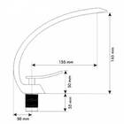 Torneira Monocomando Banheiro Curva Lorela 2271