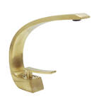 Torneira Monocomando Banheiro Curva Lorela Dourada Fosca 2292