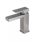 Torneira Monocomando Banheiro Quadrada Baixa Gbs17 Escovada