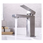 Torneira Monocomando Banheiro Quadrada Baixa Gbs17 Escovada