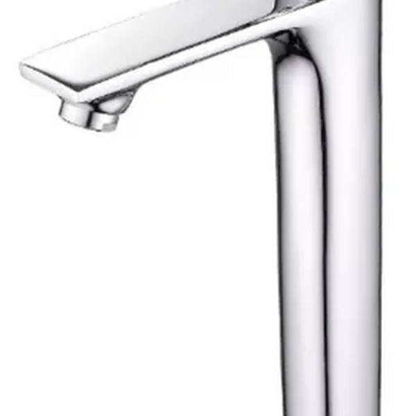 Torneira Monocomando Banheiro Redonda Alta Preto Fosco