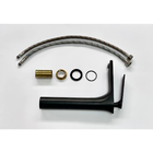 Torneira Monocomando Bica Alta Preto Fosco Luxo Banheiro Lava