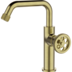 Torneira Monocomando Bica Baixa Gold Dourado Escovado Luxo