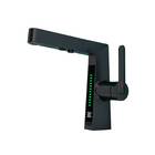 Torneira Monocomando C/ Visor De Temperatura 2 Jatos Preto