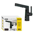 Torneira Monocomando C/ Visor De Temperatura 2 Jatos Preto