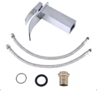 Torneira Monocomando Cascata Bica Baixa Banheiro Lavabo