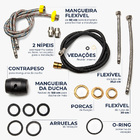 Torneira Monocomando Com Ducha De Cozinha (fiji Escovada)