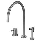 Torneira Monocomando Com Ducha De Cozinha (Fiji grafite Fosca)