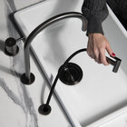 Torneira Monocomando Com Ducha De Cozinha (Fiji grafite Fosca)