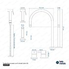 Torneira Monocomando Com Ducha De Cozinha (fiji Preta Fosca)