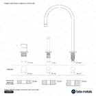 Torneira Monocomando Com Ducha De Cozinha (fiji Preta Fosca)