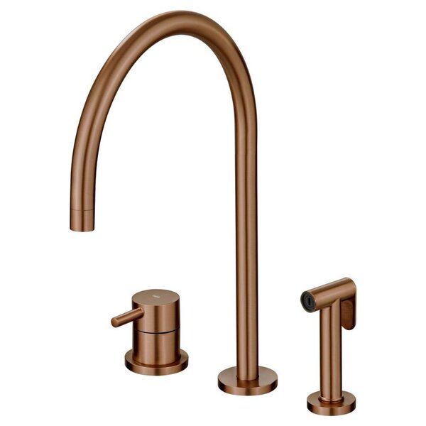 Torneira Monocomando Com Ducha De Cozinha Fiji Bela Metais Ro