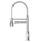 Torneira Monocomando Gourmet com Filtro de Pia para Cozinha com Bica Alta Articulável Cromado Roma Civitt