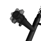 Torneira Monocomando Gourmet com Filtro de Pia para Cozinha com Bica Alta Articulável Preto Fosco Roma Civitt