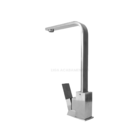 Torneira Monocomando Cozinha Alta Aço Inox F 1028 Quadrada