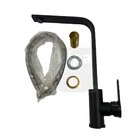 Torneira Monocomando Cozinha Alta Black F1053b Preta