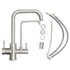 Torneira Monocomando Cozinha Bancada Giratória Com Suporte Pa