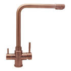 Torneira Monocomando Cozinha Com Saída Para Filtro Rosê Gold