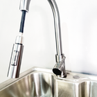 Torneira Monocomando Cozinha Extensiva Pull Out Escovado