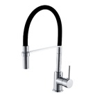 Torneira Monocomando Cozinha Gourmet  Preta Pristina