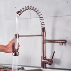 Torneira Monocomando Cozinha Gourmet Rose Gold Spray Extenso