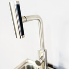 Torneira Monocomando Cozinha Mesa C/ Cascata Escovada