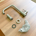 Torneira Monocomando Cozinha Mesa Pia Inox Polido Tubo U