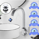 Torneira Monocomando Cromada Aço Inox E Válvula Click 3cm