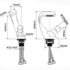Torneira Monocomando Cromada Curvada Banheiro Cascata Linha R