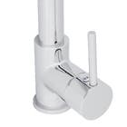 Torneira Monocomando Gourmet com Saída para Água Filtrada de Pia para Cozinha Bica Alta Flexível Cromada Chery Delinia