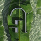 Torneira Monocomando de Pia para Banheiro com Bica Alta Cromado Leaf Curv Kohler