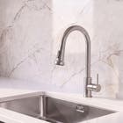 Torneira Monocomando de Pia para Cozinha com Bica Alta Extensvel Inox Escovada Econocozi Jiwi