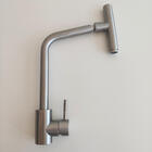 Torneira Monocomando De Cozinha Inox Bica Alta Móvel Agua Que