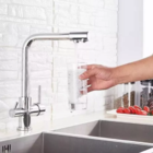 Torneira Monocomando De Filtro Cozinha Mesa Metal Cromado