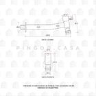 Torneira Monocomando De Parede Para Banheiro Urupá Pingoo.cas