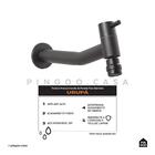 Torneira Monocomando De Parede Para Banheiro Urupá Pingoo.cas