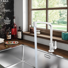 Torneira Monocomando de Pia para Cozinha com Bica Alta Articulável Branca Flatt Lorenzetti