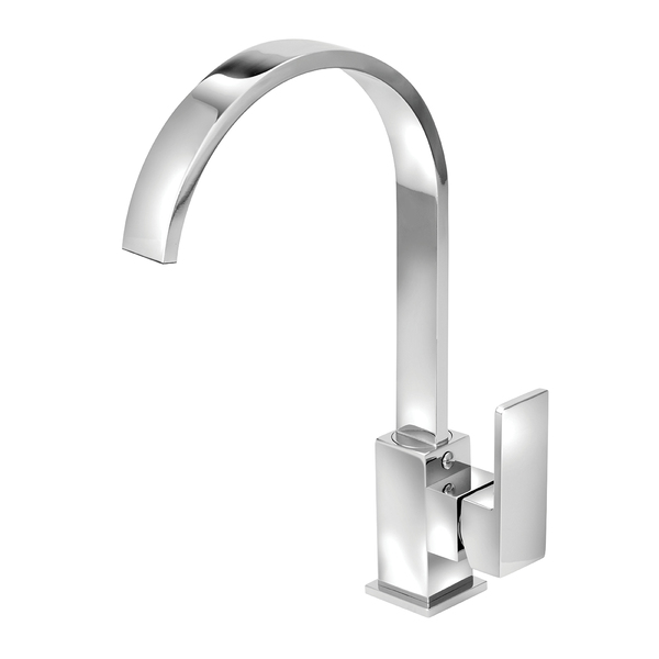 Torneira Monocomando de Pia para Banheiro com Bica Alta Cromada 1880 Stoc