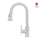 Torneira Monocomando Gourmet de Pia para Cozinha com Bica Alta Extensível Cromado Econocozi Jiwi