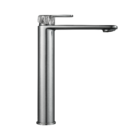 Torneira Monocomando de Pia para Banheiro com Bica Alta Cromado Escovado Neo Delinia