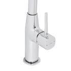Torneira Monocomando Gourmet de Pia para Cozinha com Bica Alta Articulável Cromado Mônaco Jiwi