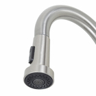 Torneira Monocomando Gourmet de Pia para Cozinha com Bica Alta Extensível Inox Escovado Econocozi Jiwi