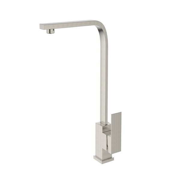 Torneira Monocomando de Pia para Cozinha com Bica Alta Inox Escovado Econocozi Jiwi